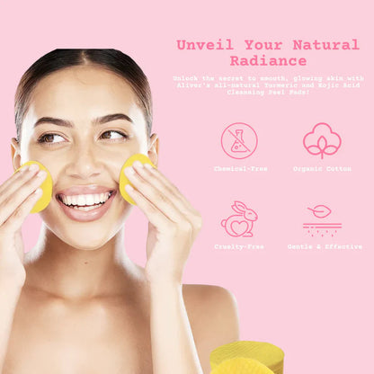Kojic Acid Turmeric Cleaning Pads
