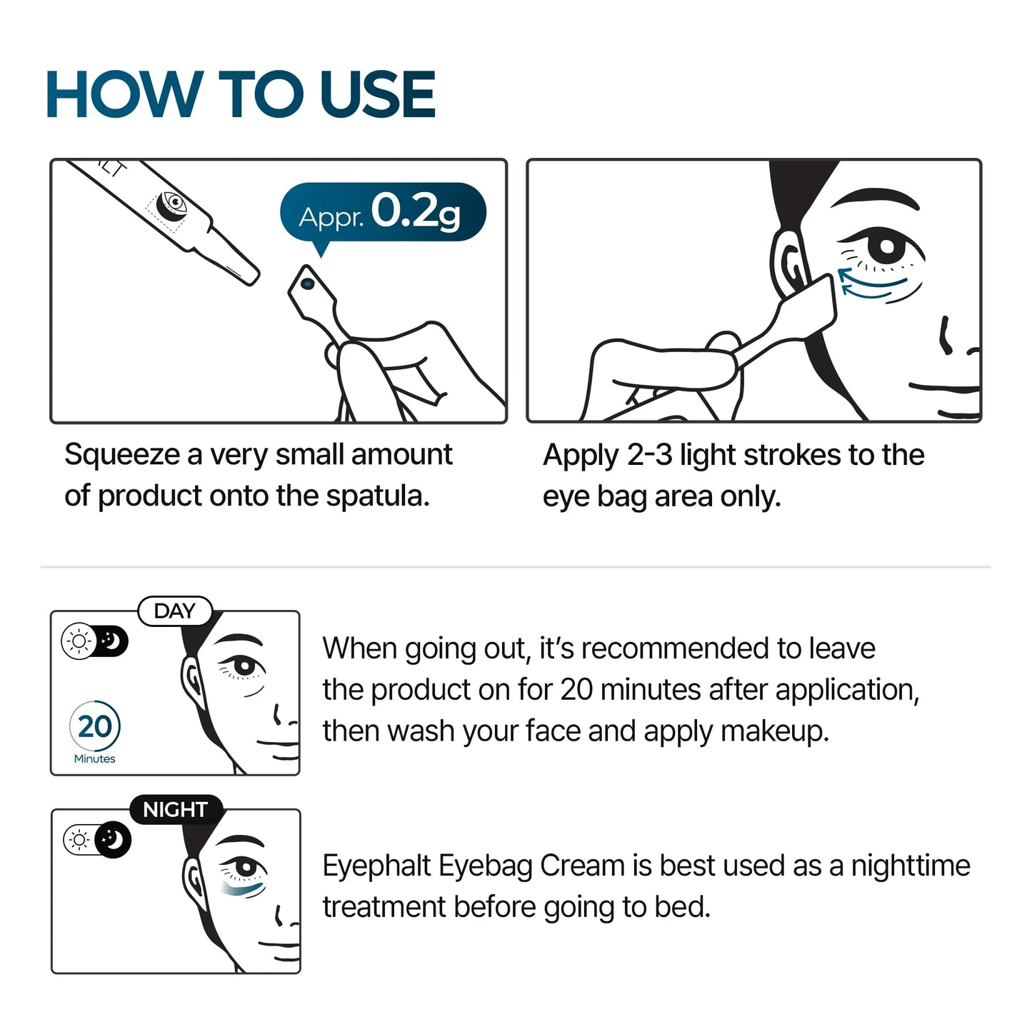 كريم Dr Melaxin Eyephalt لمعالجة أكياس تحت العين